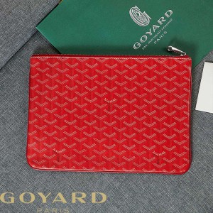 Goyard Goyardine Senat Clutch Red