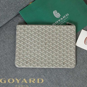 Goyard Goyardine Senat Clutch Taupe