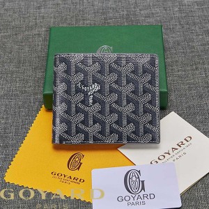 Goyard Goyardine Small Victoire Bifold Wallet Black
