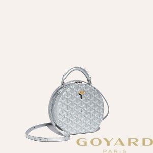 Goyard The Alto Hatbox Trunk Bag - Silver Limited Edition